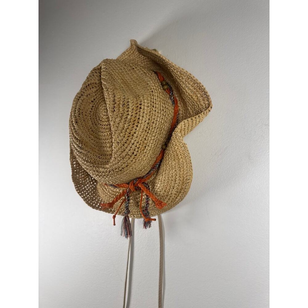 Wallaroo Catalina Cowboy Raffia Cowboy Hat - Natural - Picture 6 of 7